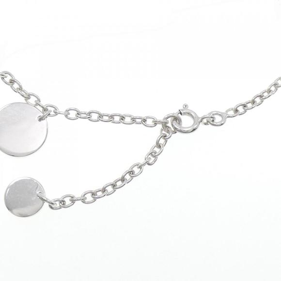 HERMES Pink Gold and Silver Exlibris Charm Bracelet - Picture 4 of 4